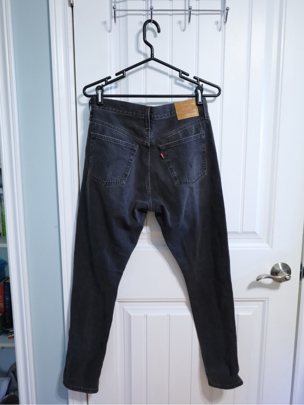 Levi’s 501 Skinny Jeans in Black Stick Womens Size 27 - Picture 8 of 10
